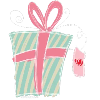🎁 ab2bd381 gift, present, wrapped, ribbon, birthday, holiday, celebration telegram sticker