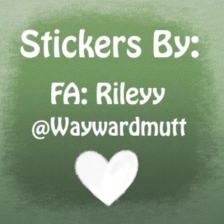 © 5941ce90 Stickers By:
FA: Rileyy
@Waywardmutt stiker, seni digital, media sosial, nama pengguna, kreatif, hati whatsapp sticker