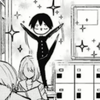 🗞 4d4b2387 Anime, Manga, Berkilau, Karakter, Imut, Seragam sekolah telegram sticker