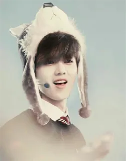 😃 478c68ce мальчик, человек, шляпа, микрофон, портрет, молодежь telegram sticker