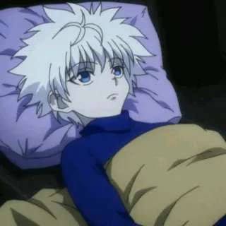 😴 2709836a Killua anime, character, cartoon whatsapp sticker