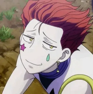 😏 a36f4170 Hisoka Hunter x Hunter anime, hunter x hunter, hisoka, character whatsapp sticker