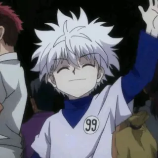 🖐 f921728b Killua Zoldyck Hunter x Hunter anime, character, cartoon, killua, hunter x hunter whatsapp sticker