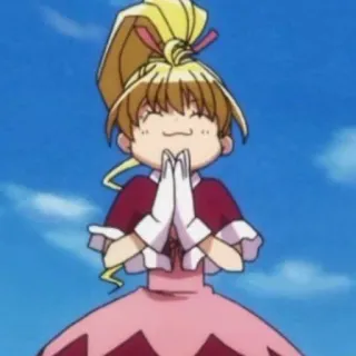 🙏 70727660 Anime, Fille, Mignon, Dessin animé telegram sticker