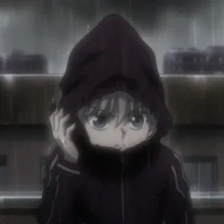 ☔️ 7e188a60 Killua Zoldyck Hunter x Hunter Anime, Garçon, Sweat à capuche, Killua, Zoldyck, Hunter telegram sticker