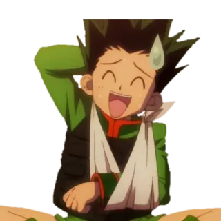 😅 ceb6eb85 Gon Freecss Hunter x Hunter Anime, Gon, Hunter x Hunter, Hoạt hình, Cười, Vui vẻ telegram sticker