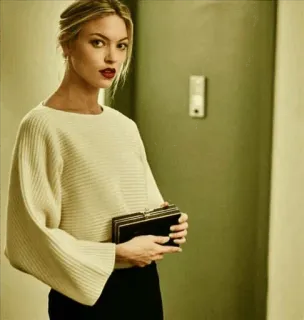 ✨ 86eab475 패션, 여성, 스타일, 모델, 의류, 스웨터 telegram sticker