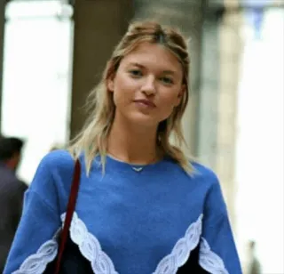 ✨ ac9d1877 여자, 인물 사진, 금발 머리, 스웨터, 캐주얼, 패션, 스타일 telegram sticker