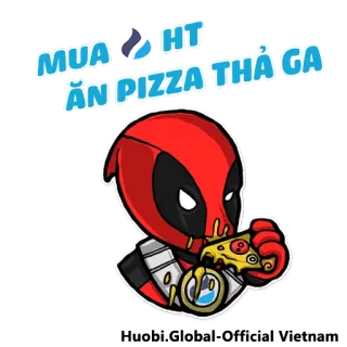 😬 1e201a65 Deadpool MUA HT
ĂN PIZZA THẢ GA Дэдпул, Пицца, Marvel, Мультфильм, Еда, Наклейка whatsapp sticker