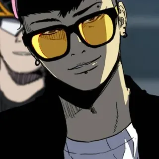 🍸 734e32a0 Wind Breaker 动漫, 角色, 眼镜, 肖像, Wind Breaker telegram sticker