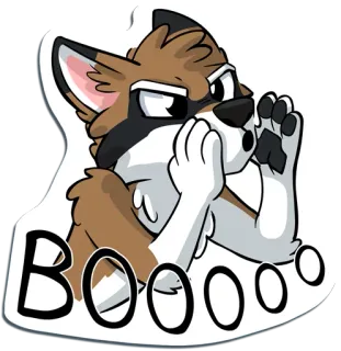 Huscoon by Tirrel telegram stickers