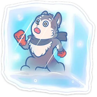 Хаски Геш👉 @Stickergram telegram stickers