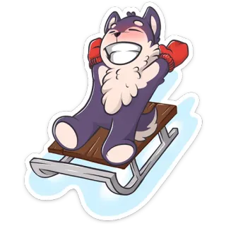 Хаски Геш👉 @Stickergram telegram stickers