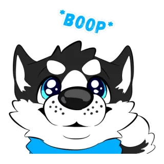 Husky Pack whatsapp stickers