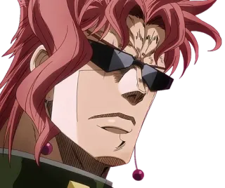 😐 fe8676f8 Kakyoin Noriaki JoJo's Bizarre Adventure 动漫, 漫画, JOJO的奇妙冒险, 花京院, 花京院典明, 动漫人物, 酷 telegram sticker