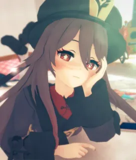 😍 0d7977c8 Hu Tao Genshin Impact Anime, Videogioco, Personaggio, Hu Tao, Genshin Impact telegram sticker