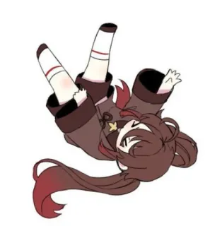 😐 36353514 Hu Tao Genshin Impact Anime, Genshin Impact, Hu Tao, Carino telegram sticker