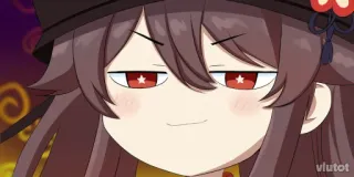 😏 54568494 Hu Tao Genshin Impact Anime, Videogioco, Hu Tao, Genshin Impact telegram sticker