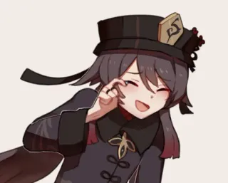 😂 7498fd0c Hu Tao Genshin Impact Anime, Gioco, Genshin Impact, Hu Tao, Personaggio, Videogioco telegram sticker