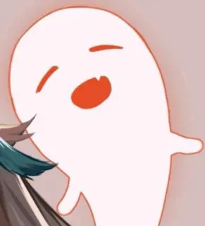 😍 cc5ad4df fantasma, carino, kawaii, cartoni animati telegram sticker