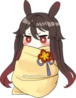 🙂 17fb351a @KingdomInPeace 动漫, 角色, 可爱, 数字艺术, 卡通 telegram sticker