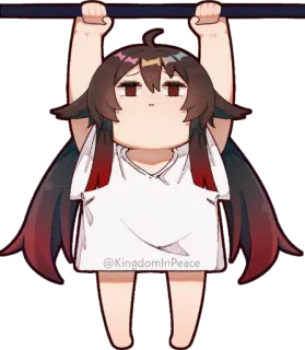 🙃 3aafd83b Hu Tao Genshin Impact @KingdomInPeace 胡桃, 原神, 动漫, 可爱, Q版, 游戏 telegram sticker