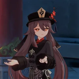 hu tao whatsapp stickers