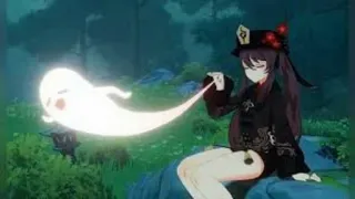 🌟 18320c3d Hu Tao Genshin Impact Anime, Videogame, Personage, Spook telegram sticker