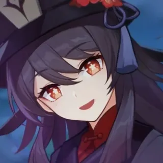 🌟 d203064a Hu Tao Genshin Impact Anime, Genshin Impact, Hu Tao, Karakter telegram sticker