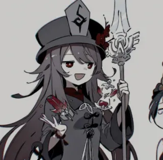 Hu Tao by@childepunyagw whatsapp stickers