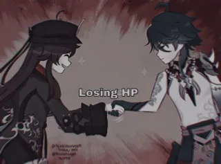 Hu Tao by@childepunyagw whatsapp stickers