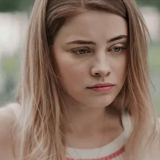 🌾 20dffbd3 портрет, женщина, девушка, блондинка, подросток, женский whatsapp sticker