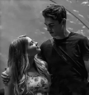 🌟 952fa86d пара, романтика, любовь, чёрно-белое, портрет, люди whatsapp sticker