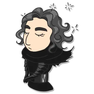 👑 7471e1ea Kylo Ren Star Wars kylo ren, star wars, jedi, sith, force, neige telegram sticker