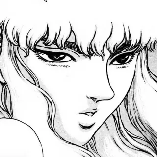 🗡️ 08780d06 Griffith Berserk Аниме, Манга, Фэнтези, Персонаж, Искусство whatsapp sticker