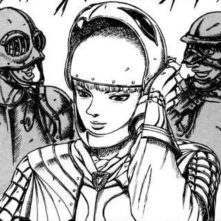 🗡️ 1261815c Griffith Berserk Манга, Аниме, Броня, Средневековье, Солдаты whatsapp sticker