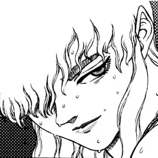 🗡️ 490bb6e9 Griffith Berserk Аниме, Манга, Фэнтези, Гриффит whatsapp sticker