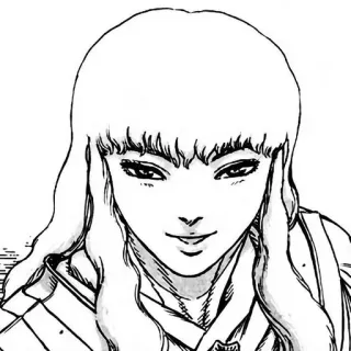 🗡️ 59087e3f Griffith Berserk Манга, Аниме, Гриффит, Берсерк, Персонаж whatsapp sticker