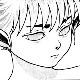 🗡️ 7ff62e4e Аниме, Манга, Персонаж, Выражение, Портрет whatsapp sticker