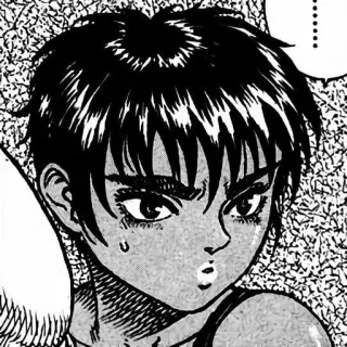 🗡️ e1ebc3fd Casca Berserk аниме, манга, каска, берсерк, женщина, персонаж whatsapp sticker