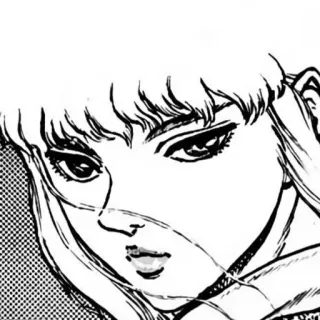 🗡️ f267597f Griffith Berserk Аниме, Манга, Фэнтези, Иллюстрация, Портрет, Персонаж whatsapp sticker