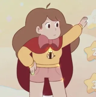 🥯 54bf4e31 Tulip Olsen Infinity Train kreskówka, postać, dziewczyna, przygoda, animowany telegram sticker