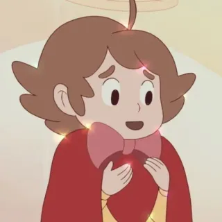 🥯 b87bcfc1 Kreskówka, Animacja, Postać, Czerwony, Różowy, Słodki, Anioł telegram sticker