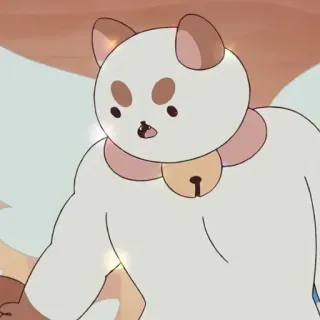 🥯 c9d87df4 kreskówka, zwierzę, kot, słodki, fantazja, postać telegram sticker