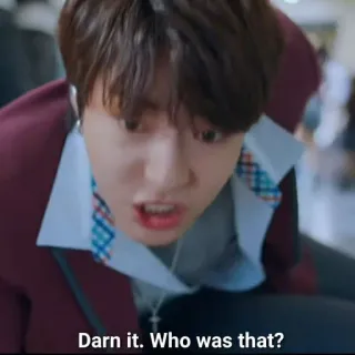 🥶 4ace4f6e Darn it. Who was that? whatsapp sticker