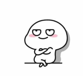 ✨ 3beec47e cartoon, character, expression, smug, white telegram sticker