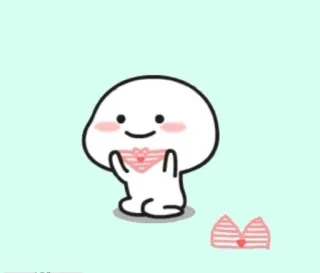 ✨ cd18a649 cute, cartoon, heart, character, simple, illustration telegram sticker