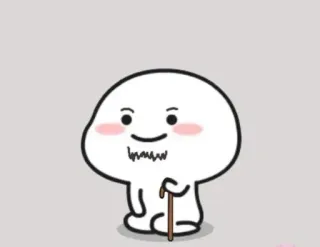 ✨ f77867f8 cartoon, character, old man, smiling, beard telegram sticker