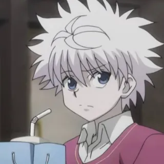 ⚡️ b28385e1 Killua Zoldyck Hunter x Hunter キルア=ゾルディック, アニメ, HUNTER×HUNTER, 漫画, キャラクター telegram sticker
