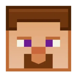 🙂 1e42f99c Steve Minecraft Videospiel, Minecraft, Steve, Pixel Art, Charakter, Gaming telegram sticker